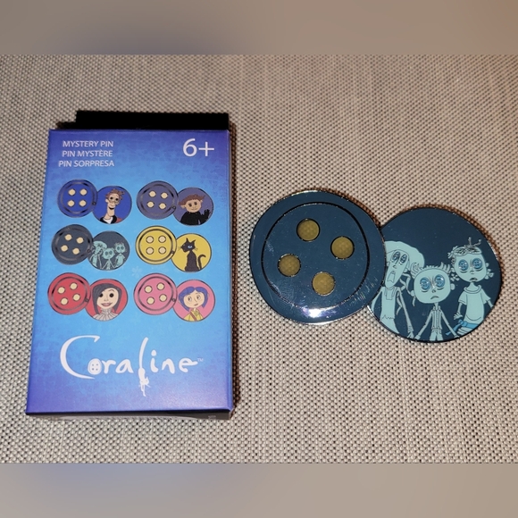 Boxlunch Accessories - Coraline Mystery Pin - Ghost Children